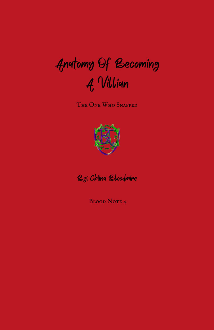 Anatomy of Becoming a Villain